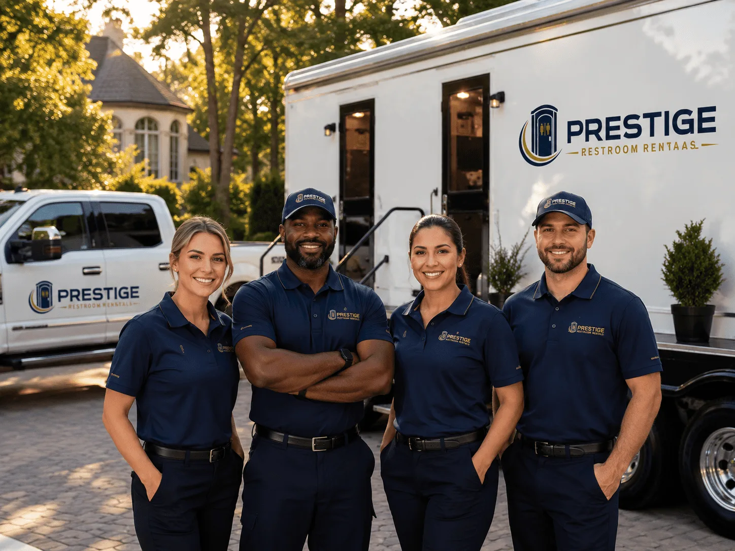 Trusted Luxury Portable Restrooms company in Amesville, OH